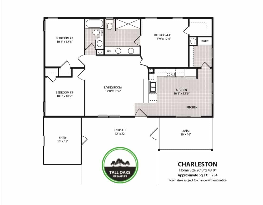 Naples, Florida 34113, 3 Bedrooms Bedrooms, ,2 BathroomsBathrooms,Manufactured Home,Floor Plan,1013